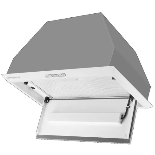 INTRO60WHITE Встраиваемая вытяжка Kuppersberg/ KITCHEN RETAIL / Встраиваемая вытяжка Kuppersberg, 60 см, 1000 м3/ч, отвод воздуха/рециркуляция, белый цвет фото 2