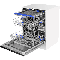 MLP-12IM Встраиваемая посудомоечная машина MAUNFELD/ Встраиваемая посудомоечная машина MAUNFELD, 60 см, 14 комплектов, 8 программ, 3 корзины, луч на полу, дисплей, половинная загрузка, отсрочка старта, аквастоп, внутренняя подсветка, конденсационная сушка