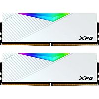 AX5U6000C3016G-DCLARWH Память DDR5 2x16GB 6000MHz A-Data AX5U6000C3016G-DCLARWH XPG Lancer RGB RTL PC5-48000 CL30 DIMM 288-pin 1.35В kit single rank с радиатором Ret