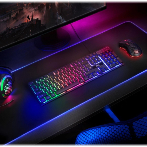 45196 Клавиатура Defender Arx GK-196L RU черный USB for gamer LED фото 3 45196 Клавиатура Defender Arx GK-196L RU черный USB for gamer LED фото 3
