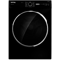 KWM42LS1267N Стиральная машина Korting/ фронтальная, глубина 42 см, стирка с паром, 6 кг, 1200 об/мин, черный цвет