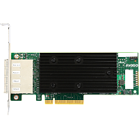 05-25704-00 HBA адаптер Broadcom 9305-16E/ LSI SAS 9305-16E SGL (PCIe 3.0 and 12Gb/s, mini-SAS HD SFF8644 х4)