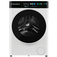 MFWD1295WH05 Стиральная машина Maunfeld/ Стиральная машина c сушкой, 9+5 кг, 1200 об/мин., сенсорное управление, TFT дисплей, инверторный мотор, 10 программ, Функция пара, подсветка барабана, дозагрузка белья, 84.7х60х52 см, цвет белый