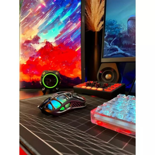 6972448922081 Игровая мышь/ Беспроводная игровая мышь Gravastar Mercury M2 Чёрный фото 9 6972448922081 Игровая мышь/ Беспроводная игровая мышь Gravastar Mercury M2 Чёрный фото 9