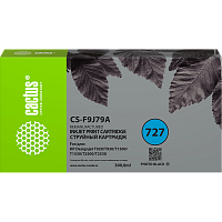 -/ Картридж струйный Cactus CS-F9J79A 727 фото черный (300мл) для HP DJ T920/T930/T1500/T1530/T2500/T25