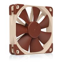 NF-F125V Кулер для корпуса/ Case Cooler Noctua NF-F12 5V (120x120x25mm, 3-pin, 54.97CFM, 22.4dBA, 1500RPM, Beige/Brown)