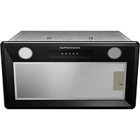 INLINEA60B Встраиваемая вытяжка Kuppersberg/ KITCHEN RETAIL / Встраиваемая вытяжка Kuppersberg, 54х17х28 см, отвод/рециркуляция, 650 м3/ч, черный цвет