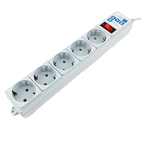 SPG-B-6 Фильтр-удлинитель Power Cube B 1.9 м 5 розеток (серый) 10А/2,2кВт/ Surge protector Power Cube B 1.9 m 5 outlets (gray) 10A / 2.2kW