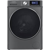 MFWM127ISB02 Стиральная машина Maunfeld/ Узкая стиральная машина c инвертором и паром, Глубина 50.5 см, 16 программ, 7 кг, 1200 об/мин., инверторный мотор, цвет: графитовый