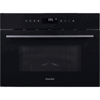 BWG45.0S Духовой шкаф Graude/ Встраиваемый, 45 см, с СВЧ, 8 режимов, черный цвет