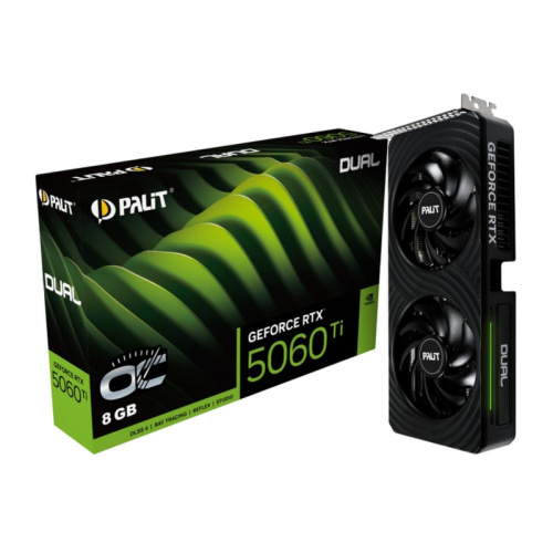 NE7506TT19P1-GB2062D Видеокарта PCIE16 RTX5060TI 8GB PA-RTX5060Ti DUAL OC 8GB PALIT фото 14 NE7506TT19P1-GB2062D Видеокарта PCIE16 RTX5060TI 8GB PA-RTX5060Ti DUAL OC 8GB PALIT фото 14