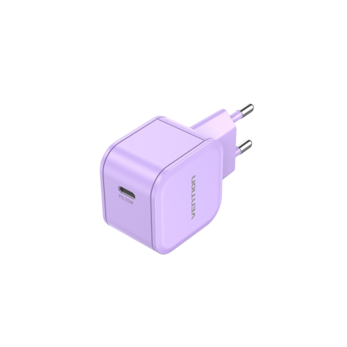 FEJV0-EU Сетевое зарядное устройство Vention на 1 порт USB С 20W Фиолетовый, шт.
