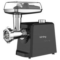 KMG0601Infinity Мясорубка KORTING/ Мясорубка KORTING, 6 насадок, цвет черный