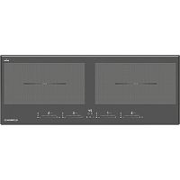 Индукционная варочная панель/ Индукция, 90 см, с двумя Flex Zone и Booster, слайдерное управление, таймер, автоматическое выключение, графитовый