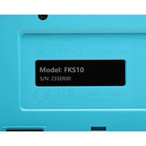 FKS10BLUE Клавиатура A4Tech Fstyler FKS10 черный/синий USB (FKS10 BLUE) фото 17 FKS10BLUE Клавиатура A4Tech Fstyler FKS10 черный/синий USB (FKS10 BLUE) фото 17