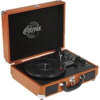 4610121100488 Проигрыватель для винила/ Виниловый проигрыватель RITMIX LP-160B Коричневый
