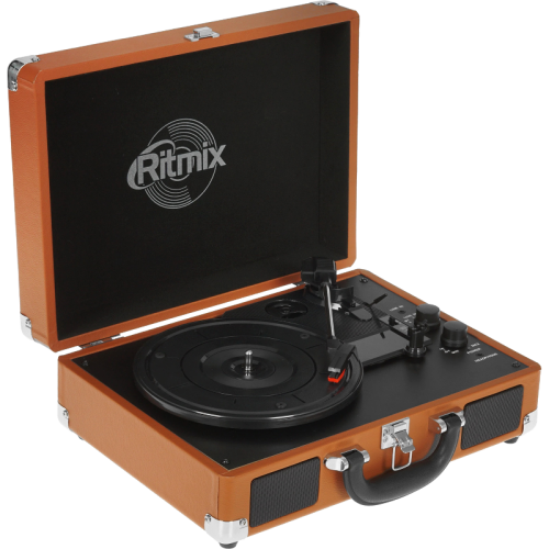4610121100488 Проигрыватель для винила/ Виниловый проигрыватель RITMIX LP-160B Коричневый 4610121100488 Проигрыватель для винила/ Виниловый проигрыватель RITMIX LP-160B Коричневый