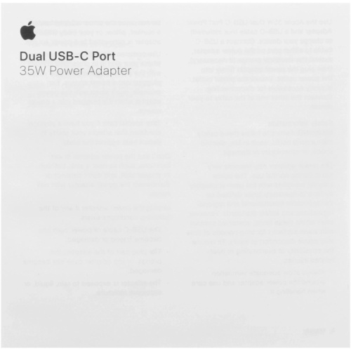MNWP3ZM/A Адаптер Apple А2676 35W 2xUSB от бытовой электросети фото 10