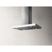 JOYISLANDWHIX/A/90-PRF0104629A Вытяжной шкаф ELICA/ островная, 90 см, 710 м3/ч, нержавеющая сталь + белое стекло