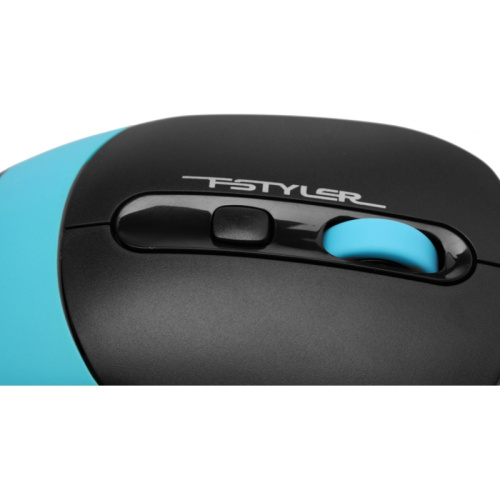FM10BLUE Мышь A4Tech Fstyler FM10 черный/синий оптическая 1600dpi USB 4but (FM10 BLUE) фото 7 FM10BLUE Мышь A4Tech Fstyler FM10 черный/синий оптическая 1600dpi USB 4but (FM10 BLUE) фото 7