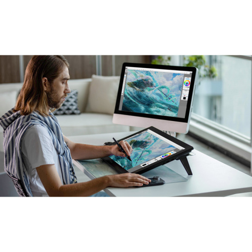 Интерактивный дисплей/ Сенсорный монитор Huion KAMVAS PRO 24 4K фото 7 Интерактивный дисплей/ Сенсорный монитор Huion KAMVAS PRO 24 4K фото 7