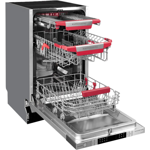 GIM4578 Встраиваемая посудомоечная машина Kuppersberg/ KITCHEN RETAIL / Встраиваемая посудомоечная машина Kuppersberg, узкая, 82х45х55 см, 10 комплектов, 8 программ фото 5