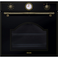 BK60.3S Встраиваемые электрические духовки 60 см Graude/ 594 х 594 х 569 мм, электрический духовой шкаф Classic, 7 режимов нагрева, телескопические направляющие, аналоговые часы, управление Classic Control, 3-х слойное остекление, атермальное стекло Cool