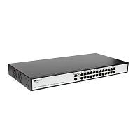 OS1226P/285W/A1A Коммутатор/ Unmanaged Switch 24x100Base-TX PoE, 2x1000Base-T, PoE Budget 285W, Long-range PoE up to 250m, 19" w/brackets