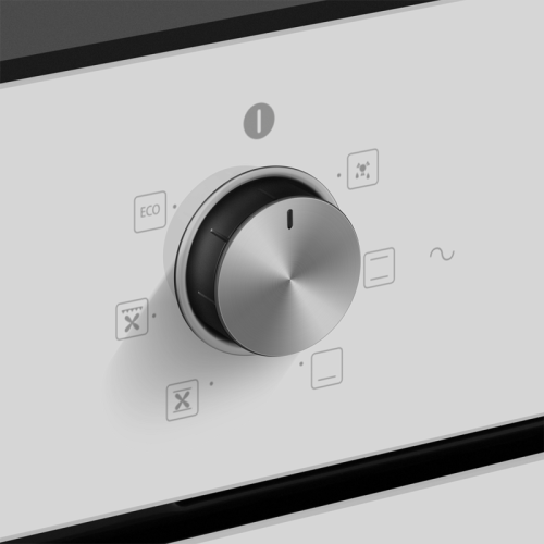 OEF606WH Шкаф духовой электрический HOMSair/ электрический, встраиваемый, механическое управление, 60 л., конвекция, гриль, таймер, белый фото 10