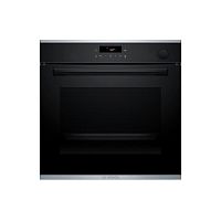 HRG232EB3 Serie 4,Встраиваемый духовой шкаф с добавлением пара Bosch, Auto Pilot 15, объем 71 л , 8 режимов нагрева, 3D Hotair, Soft move door,телескопические направляющие 1уровень,гидролиз+каталитическая очистка задней стенки,сенсорное управление,цвет че