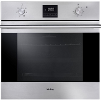 OKB560CFX Встраиваемый духовой шкаф Korting/ Crystal, 59.8 х 59.5 x 56 см, 6 режимов нагрева, гриль, дисплей, таймер, нержавеющая сталь