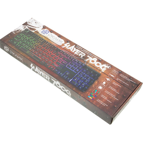412899 Клавиатура Oklick 780G SLAYER черный USB for gamer LED фото 15 412899 Клавиатура Oklick 780G SLAYER черный USB for gamer LED фото 15