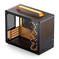 Z20Orange/Black Корпус без блока питания/ Case JONSBO Z20, Mini-Tower, TG, no fan, 1xUSB-A 3.2 + 1xUSB-C 3.2, mATX, mITX Orange/Black