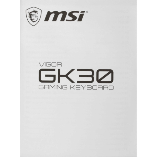 S11-04RU304-CLA Клавиатуры/ VIGOR GK30 WHITE RU фото 13
