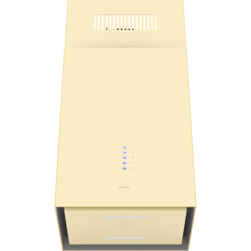 BathPlus402ILbeige Вытяжка MAUNFELD/ 1150 м3/ч, островная, электронное управление, 4 скорости, белый фото 3