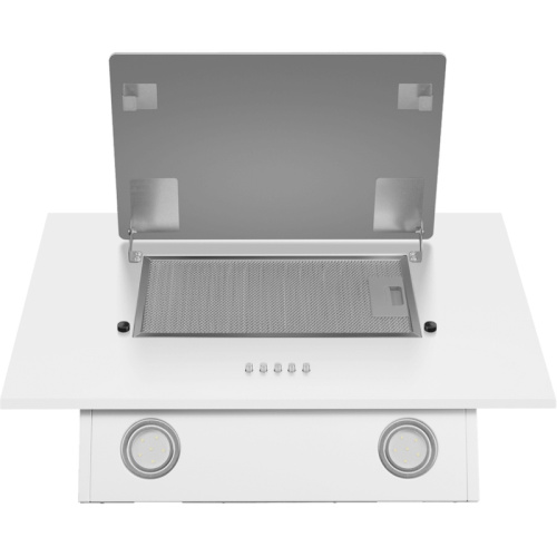 Tower60White ВЫТЯЖКА MAUNFELD TOWER 60 БЕЛЫЙ/ Наклонная, 60 см, 700 м3/ч, электронное управление, белый фото 3