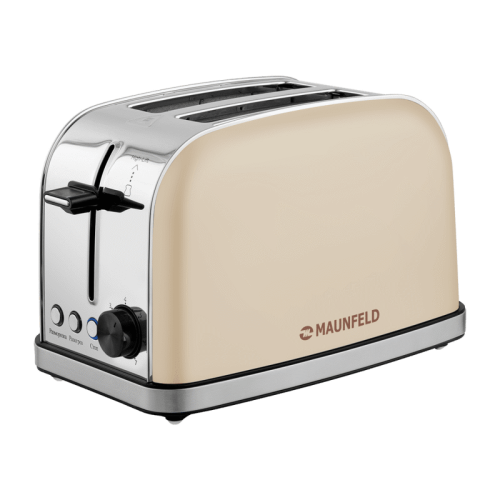 MF-822BG Тостер MAUNFELD/ тостер,механическое управление,2 отсека, 950 Вт, бежевый