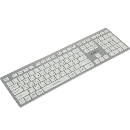 FX50WHITE Клавиатура A4Tech FX50 белый USB slim Multimedia (FX50 WHITE) каб.:1.5м фото 2 FX50WHITE Клавиатура A4Tech FX50 белый USB slim Multimedia (FX50 WHITE) каб.:1.5м фото 2