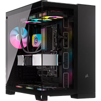 CC-9011269-WW Корпус без блока питания/ Case Corsair iCUE LINK 6500X RGB, Midi-Tower, TG, 3x120mm RGB, 4xUSB-A 3.2, 1xUSB 3.2 Type-C, E-ATX, ATX, mATX, mITX Black