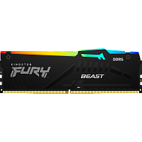 KF556C40BBA-8 Память оперативная/ Kingston 8GB 5600MT/s DDR5 CL40 DIMM FURY Beast RGB XMP