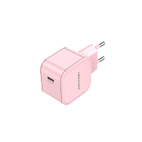 FEJP0-EU Сетевое зарядное устройство Vention на 1 порт USB С 20W Розовый, шт.