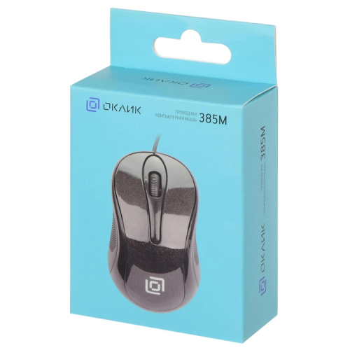1066858 Мышь Oklick 385M черный оптическая (1600dpi) USB для ноутбука (3but) фото 5 1066858 Мышь Oklick 385M черный оптическая (1600dpi) USB для ноутбука (3but) фото 5