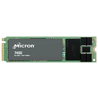 MTFDKBA960TFR-1BC1ZABYY Серверные твердотельные накопители/ Micron SSD 7450 PRO, 960GB, M.2(22x80mm), NVMe, PCIe 4.0 x4, 3D TLC, R/W 5000/1400MB/s, IOPs 520 000/82 000, TBW 1700, DWPD 1 (12 мес.)