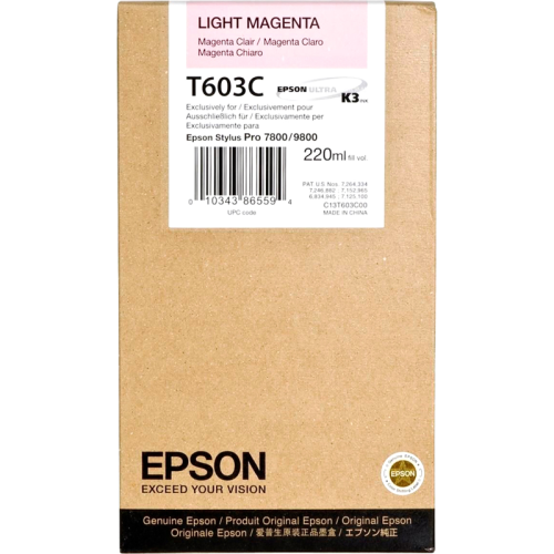 C13T603C00 Картридж/ Epson I/C Stylus Pro 7800/9800 m li n C13T603C00 Картридж/ Epson I/C Stylus Pro 7800/9800 m li n