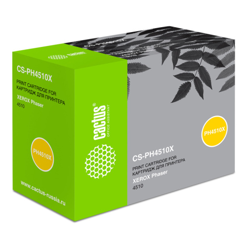 -/ Картридж лазерный Cactus CS-PH4510X 113R00712 черный (19000стр.) для Xerox Phaser 4510 -/ Картридж лазерный Cactus CS-PH4510X 113R00712 черный (19000стр.) для Xerox Phaser 4510