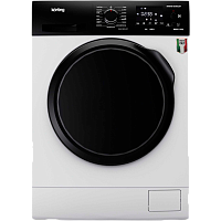 KWM59ID14107 Стиральная машина Korting/ Стиральная машина с фронтальной загрузкой, ГЛУБИНА 61 см, загрузка 10 кг, скорость отжима 1400 об/мин, инверторный двигатель, электронное управление, LED индикация настроек и доп функций, Цифровой дисплей с отображе