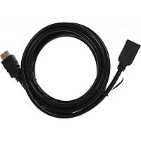 BU-HDMI2.0-EXTND-3M Кабель-удлинитель аудио-видео Buro HDMI (m)/HDMI (f) 3м. позолоч.конт. черный (BU-HDMI2.0-EXTND-3M)