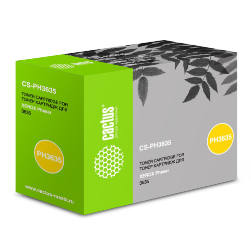 -/ Картридж лазерный Cactus CS-PH3635 108R00796 черный (10000стр.) для Xerox Phaser 3635 фото 3