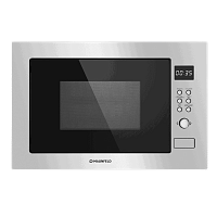 MBMO.25.8S Печь микроволновая электрич. MAUNFELD/ Тип: встраиваемая Объем, л: 25 Ширина, мм: 600 Управление: тактовое Входная мощность в режиме микроволн, Вт: 1 4 50 Выходная мощность (микроволновая), Вт: 9 00 Входная мощность в режиме гриля, Вт: 1 000 Ре