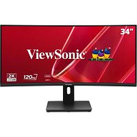 VA3420C-2 Монитор ViewSonic 34" VA3420C-2 черный VA LED 21:9 HDMI M/M матовая HAS Piv 3000:1 300cd 178гр/178гр 3440x1440 120Hz DP 2K USB 8.4кг